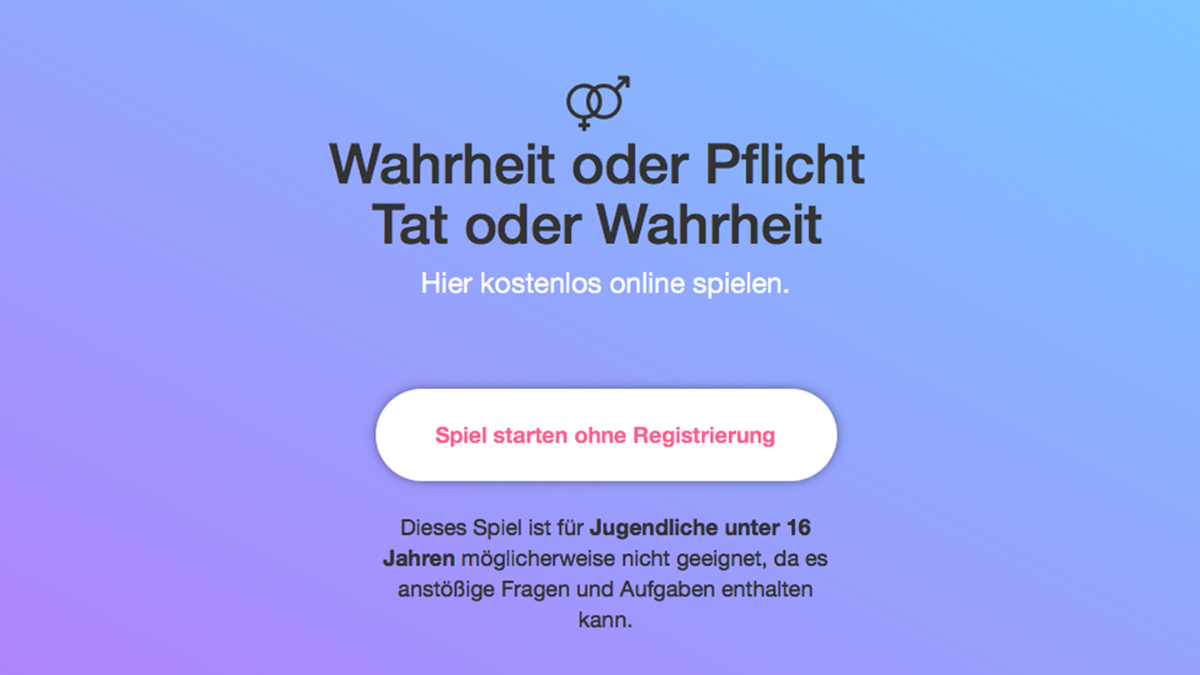 Wahrheit oder Pflicht Online – Kostenlos spielen ohne Anmeldung im Browser 