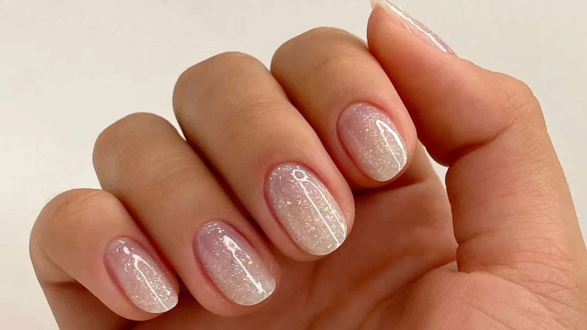 nägel french weiß glitzer nägel french weiß glitzer