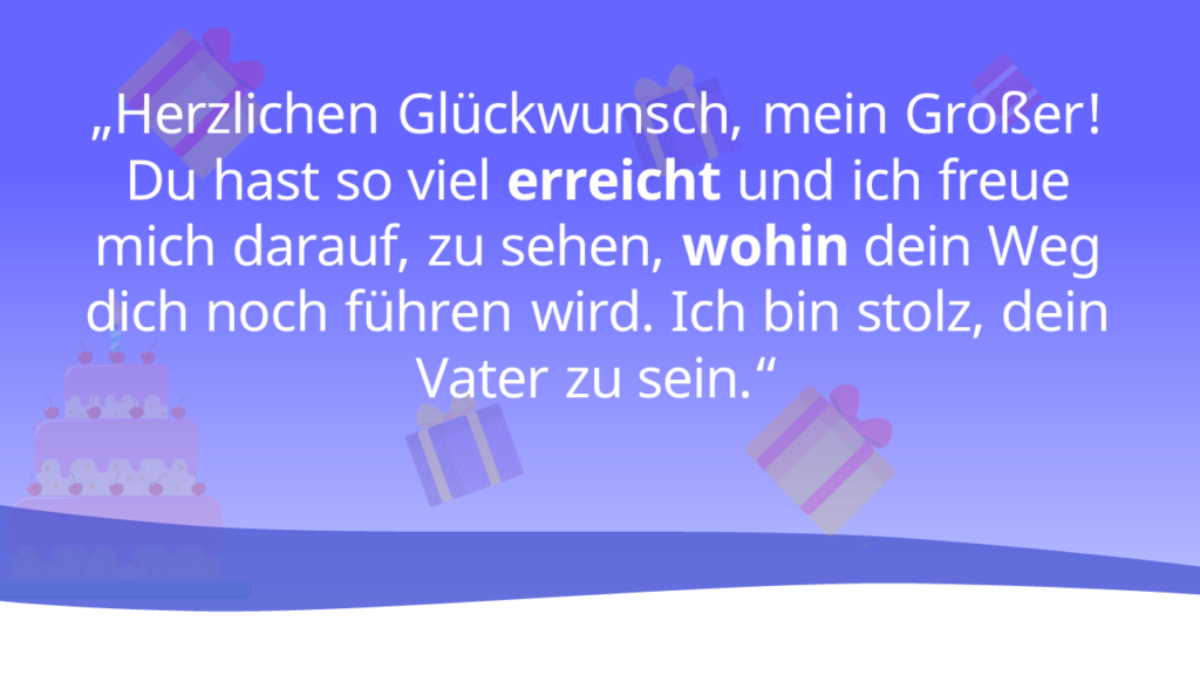 Worte einer Mutter an ihren Sohn zum Geburtstag: Die schönsten emotionalen Geburtstagswünsche