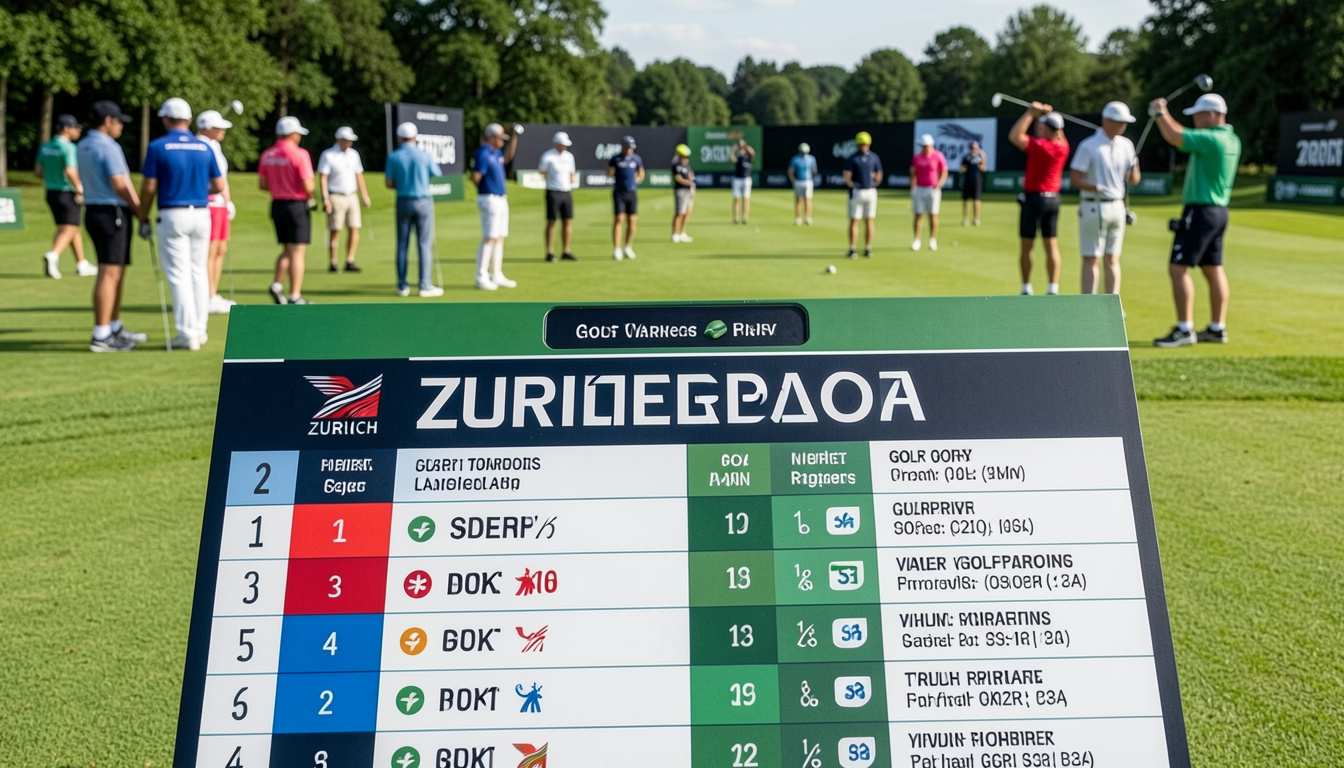 Zurich Leaderboard: Aktuelle Rangliste, Ergebnisse und spannende Einblicke ins Golfturnier